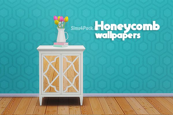 Набор настенных покрытий "Honeycomb wallpapers"