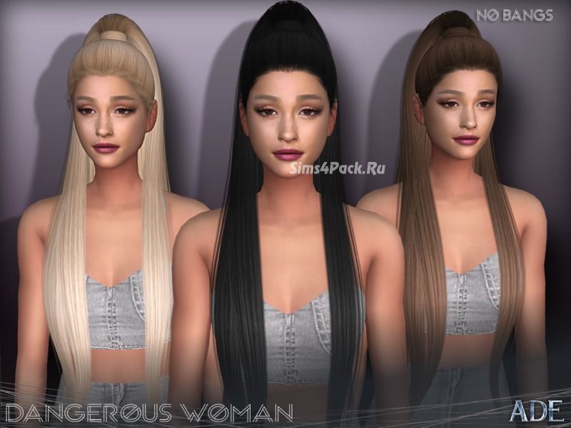 Прическа "Dangerous Woman (Without Bangs)"