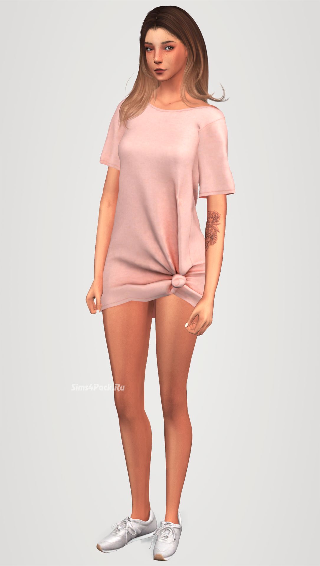 Комплект "tied up dress & new balance 373"