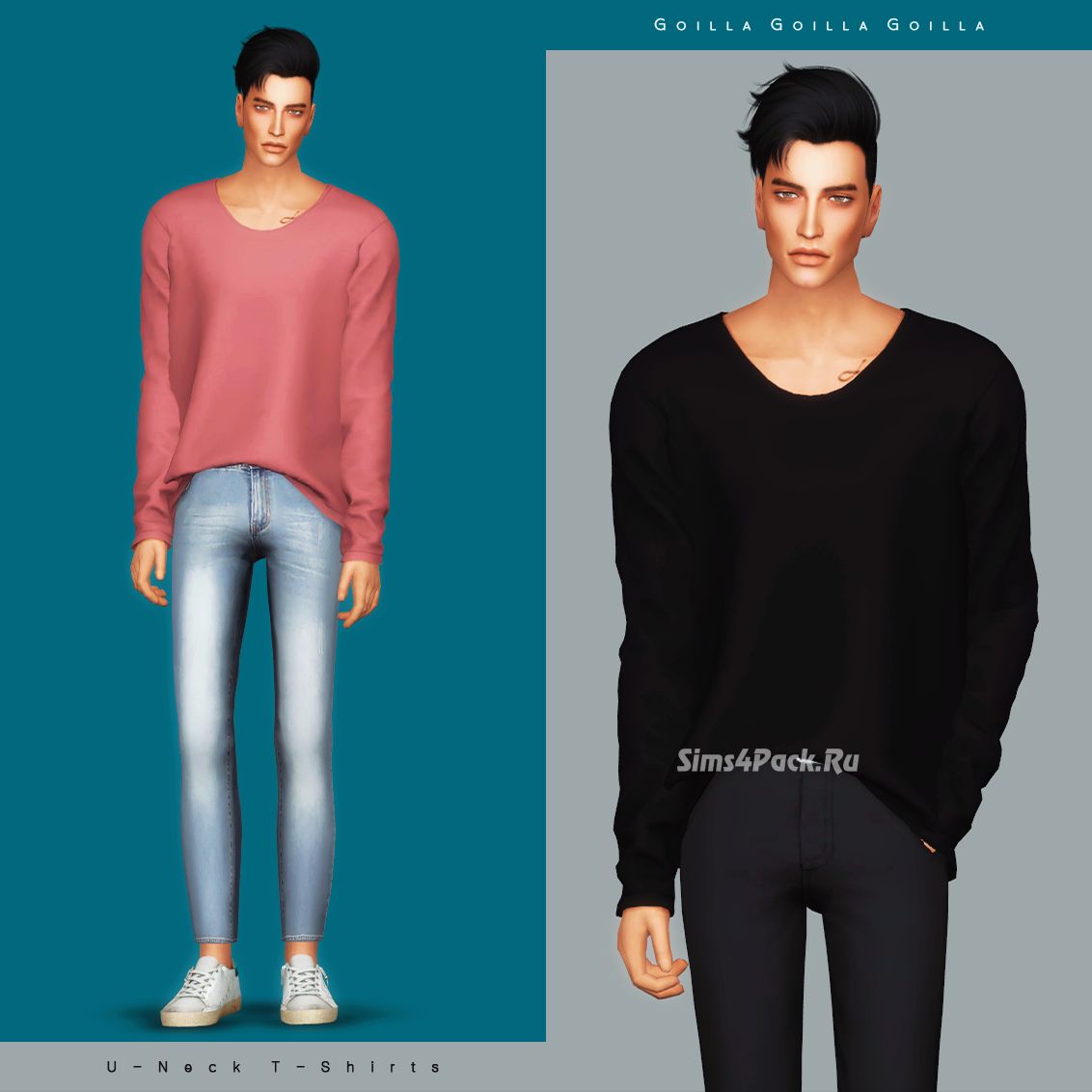 Джемпер "U-Neck T-Shirts"