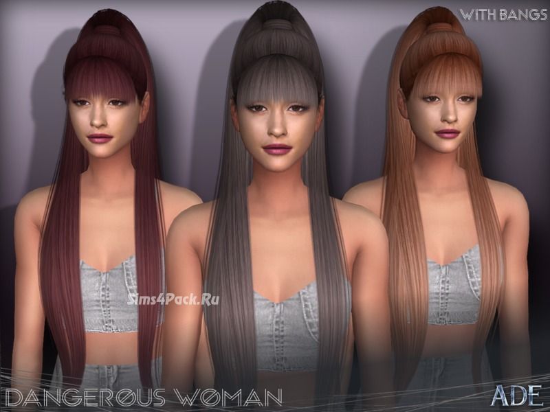 Прическа "Dangerous Woman (With Bangs)"