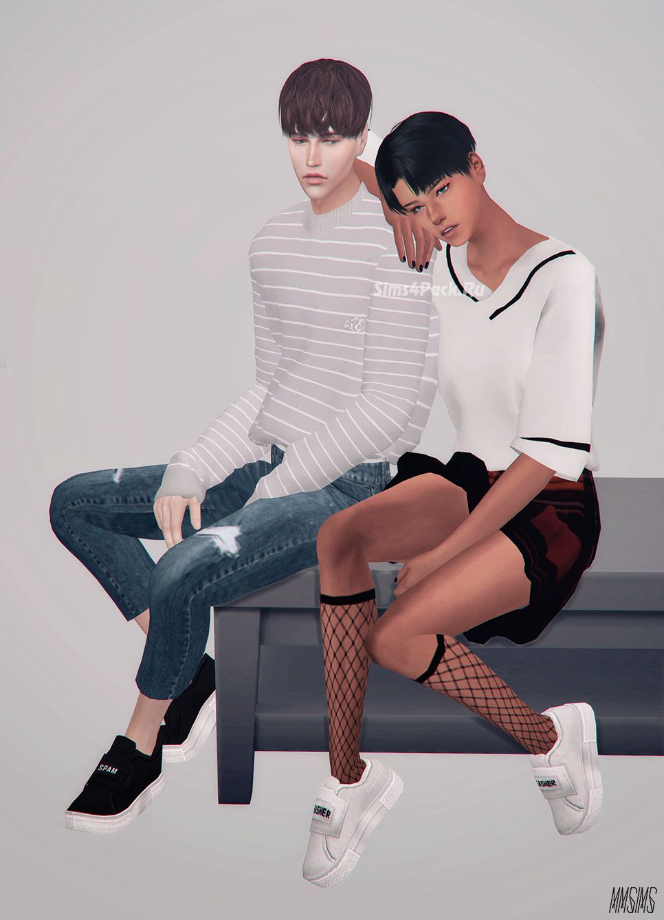 Сникеры "MMSIMS SPAMMER SNEAKERS"