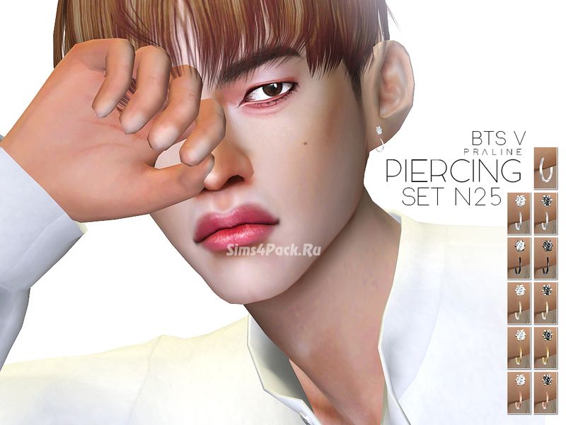 Пирсинг сет "Piercing Set N25 BTS V"