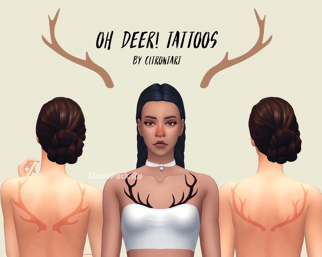 Набор татуировок "OH DEER! TATTOOS"