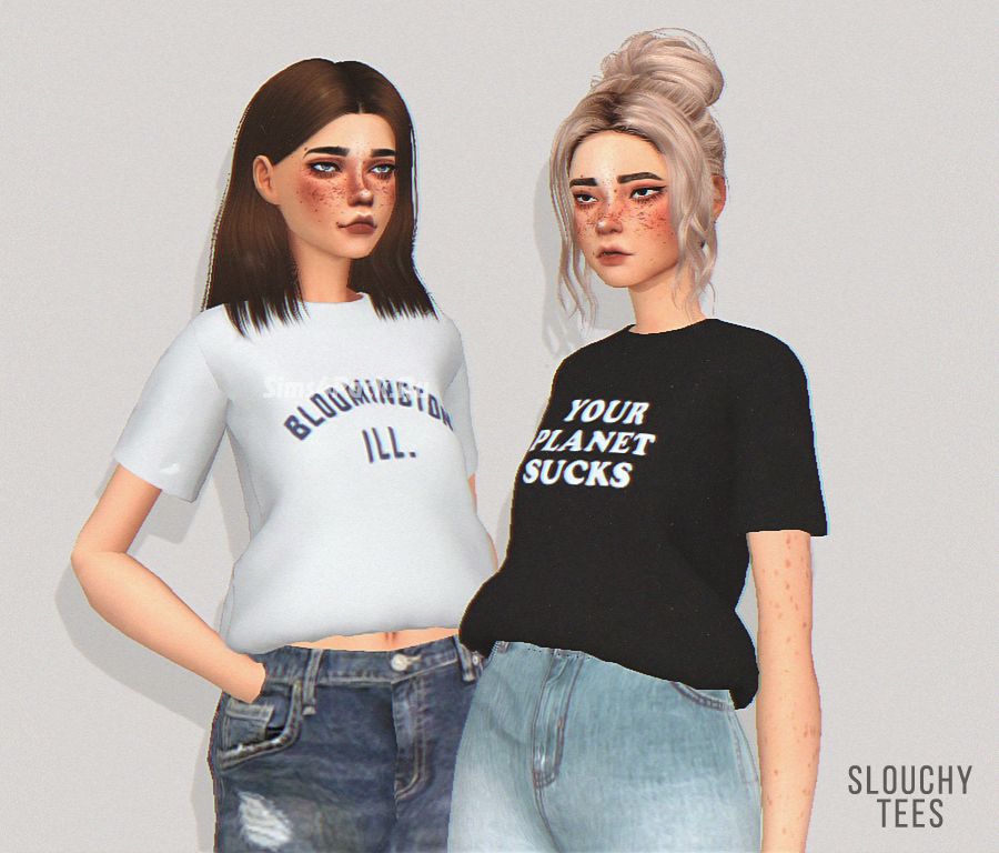 Футболка "slouchy tees"