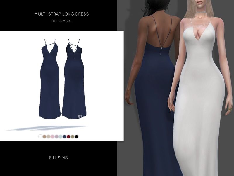 Платье "Multi Strap Long Dress"