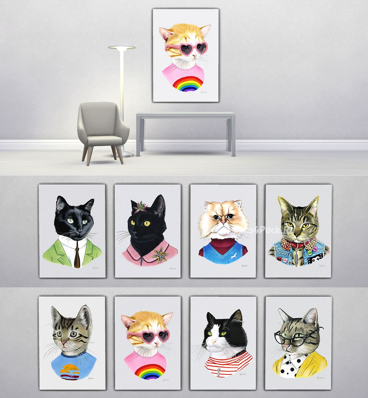 Картина "CAT PAINTINGS"