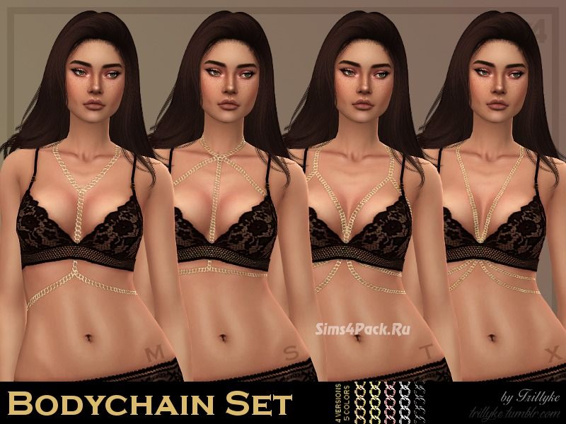 Цепочки для тела "Bodychain Set"