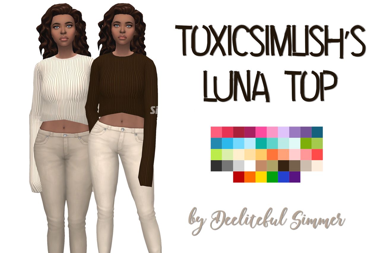 Свитер "toxicsimlish luna top"