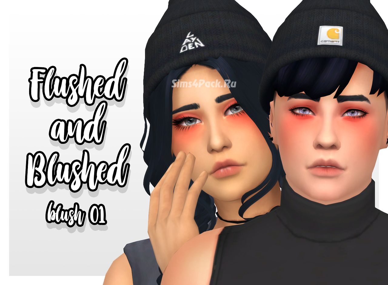 Румяна "flushed and blushed blush 01"
