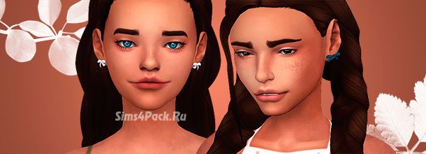Серьги "Kiss Kiss Boo Earing"