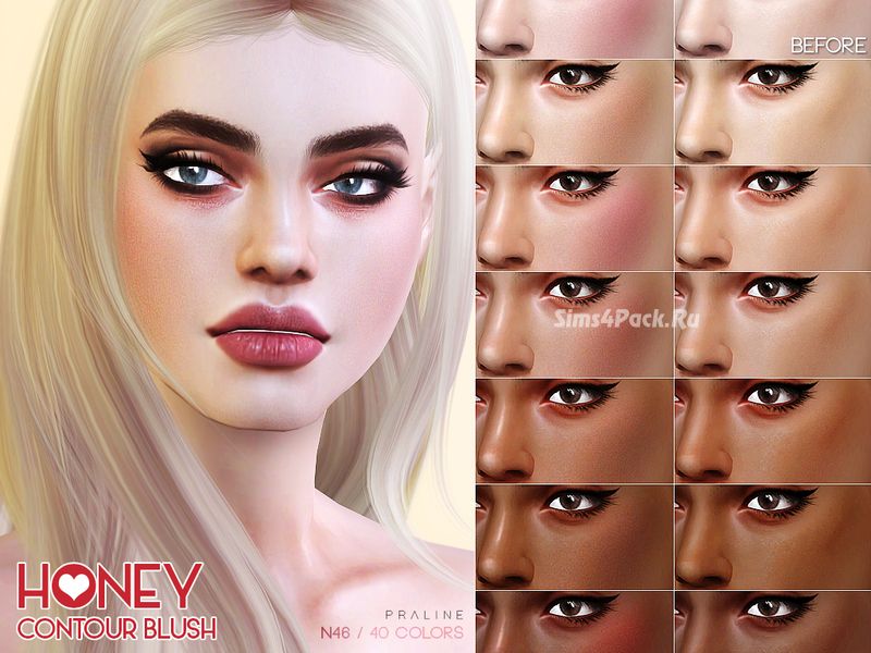 Румяна и хайлайтер "Honey Contour N46"