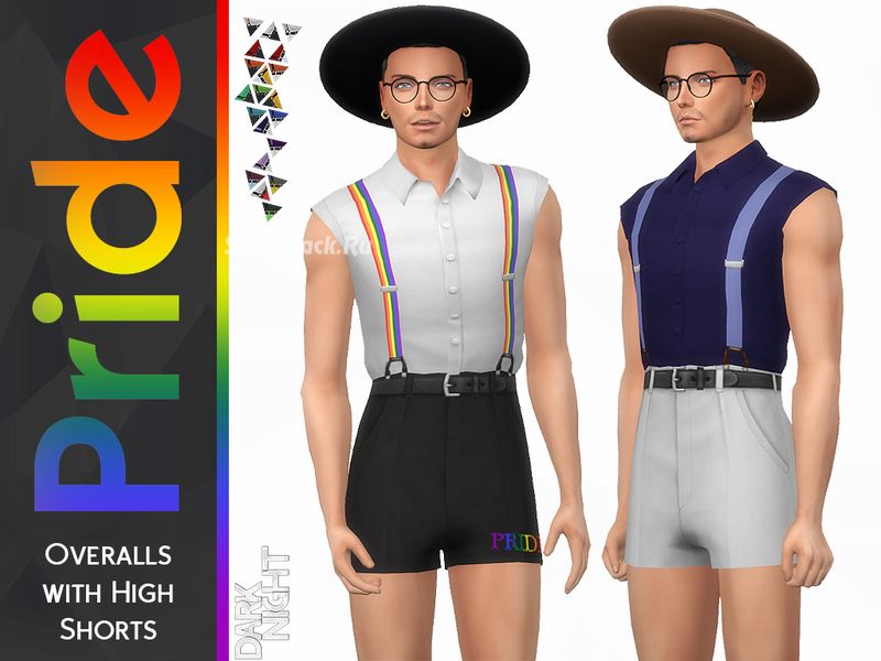 Комплект одежды "Overalls with High Shorts"