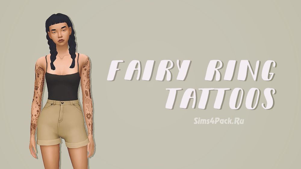 Тату "fairy ring tattoos"