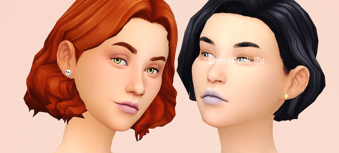Серьги "small earring dump"