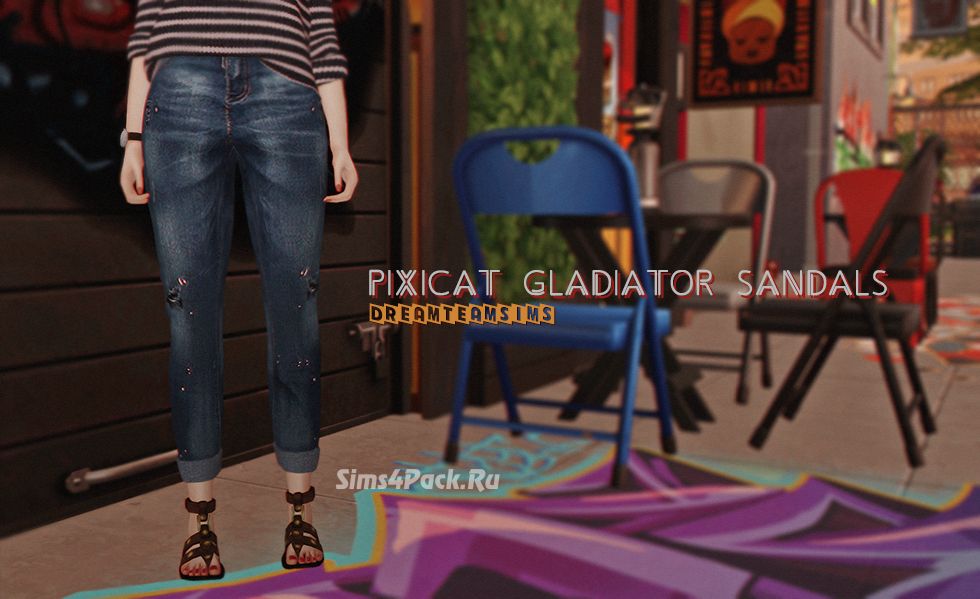 Сандалии "PIXICAT GLADIATOR SANDALS"