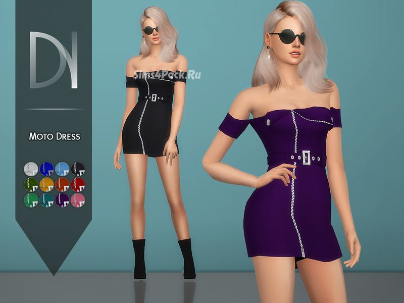 Платье "Moto Dress"