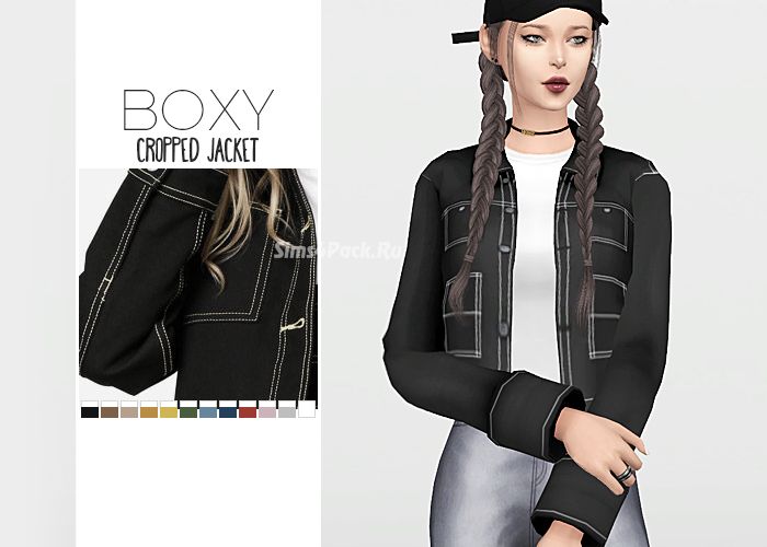Комплект "Boxy Cropped Jacket"