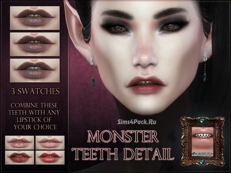 Зубы "Monster teeth Lip Detail"