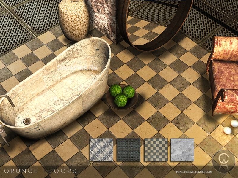 Набор напольных покрытий "Grunge Floors"