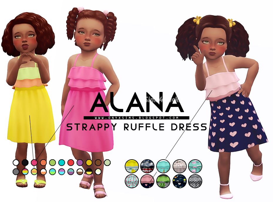 Платье "ALANA STRAPPY RUFFLY DRESS"