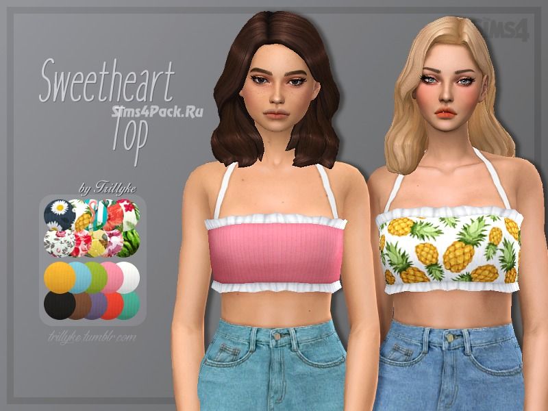 Топ "Sweetheart Top"