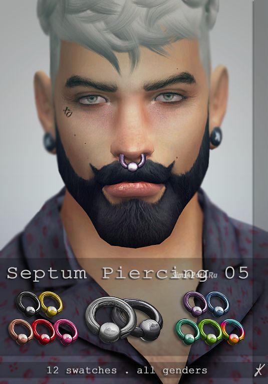 Украшение для пирсинга септума "septum piercing 05"