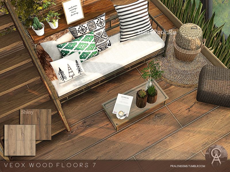 Напольное покрытие "VEOX Wood Floor 7"