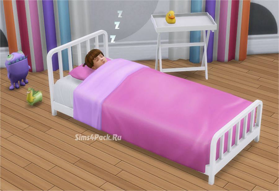 Кровать "Toddler Metal Bed Frame & Mattress"