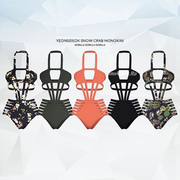 Купальник "Yeongdeok Snow Crab Monokini"