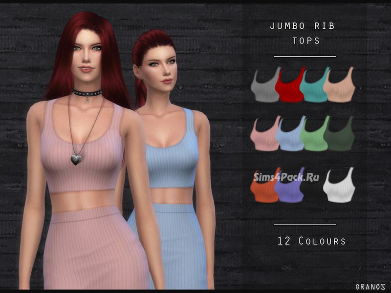 Топ "Jumbo Rib Top"