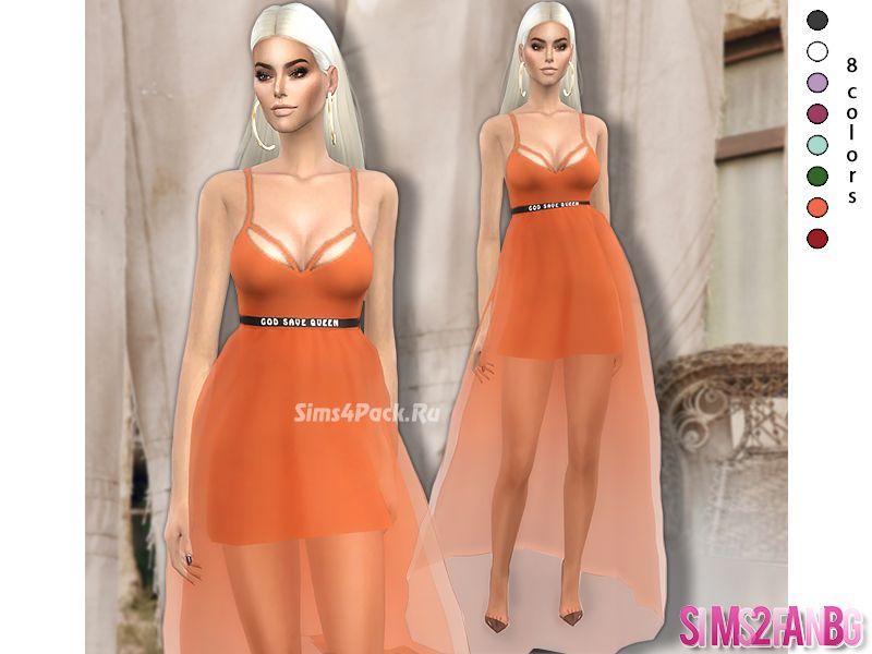 Платье "Transparent Dress The Queen"