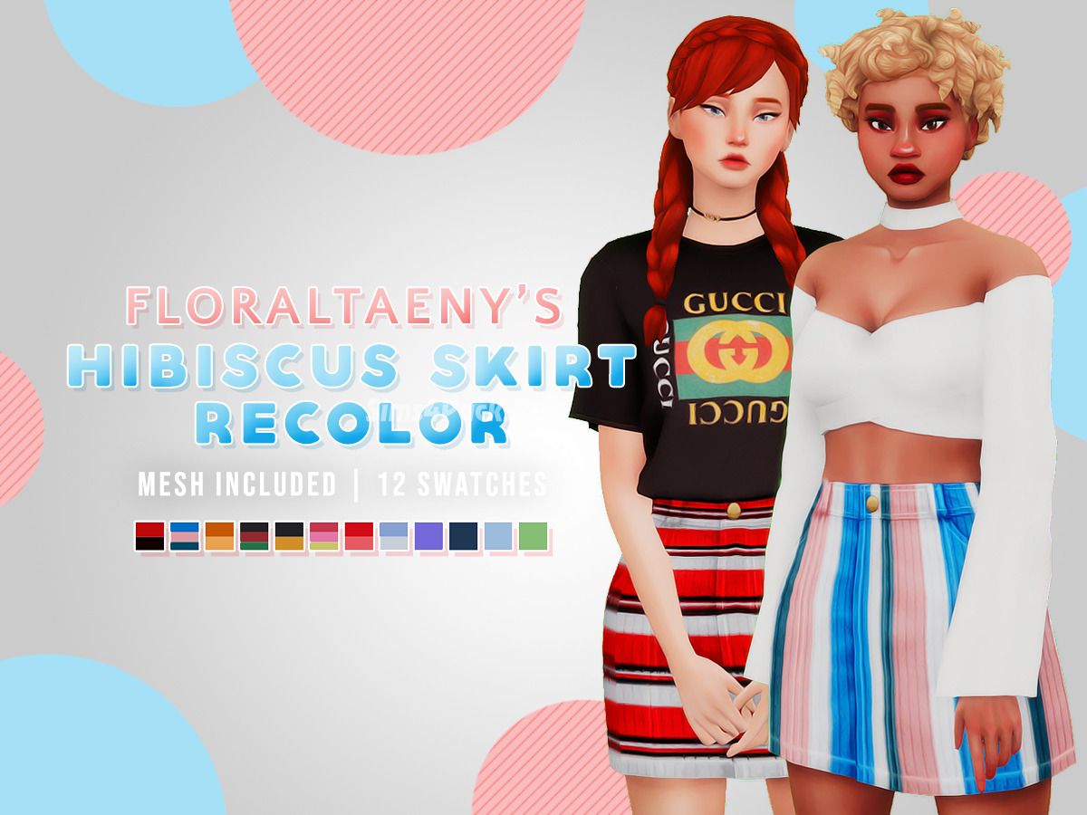 Юбка "FLORALTAENY’S HIBISCUS SKIRT RECOLOR"
