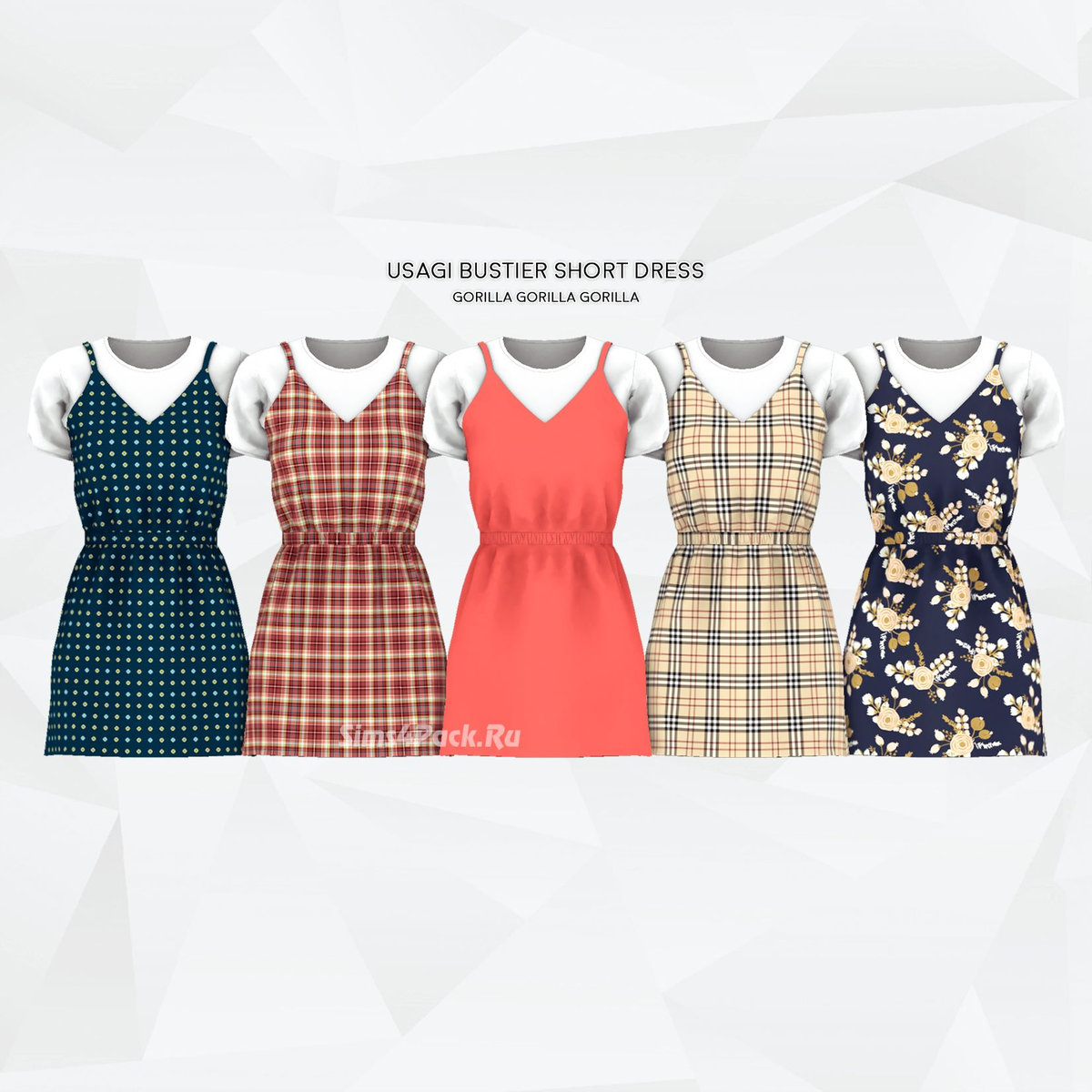 Комплект "Usagi Bustier Short Dress"