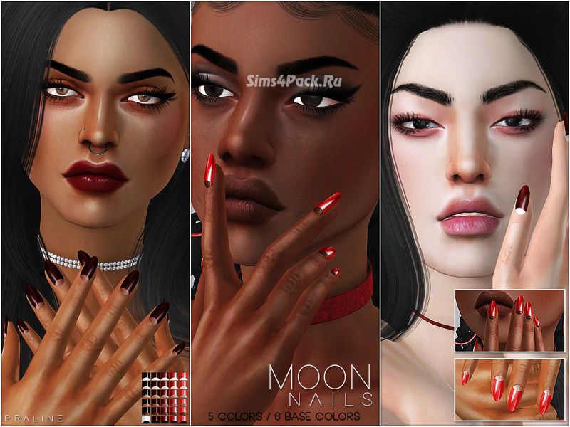 Маникюр "Moon Nails N23"