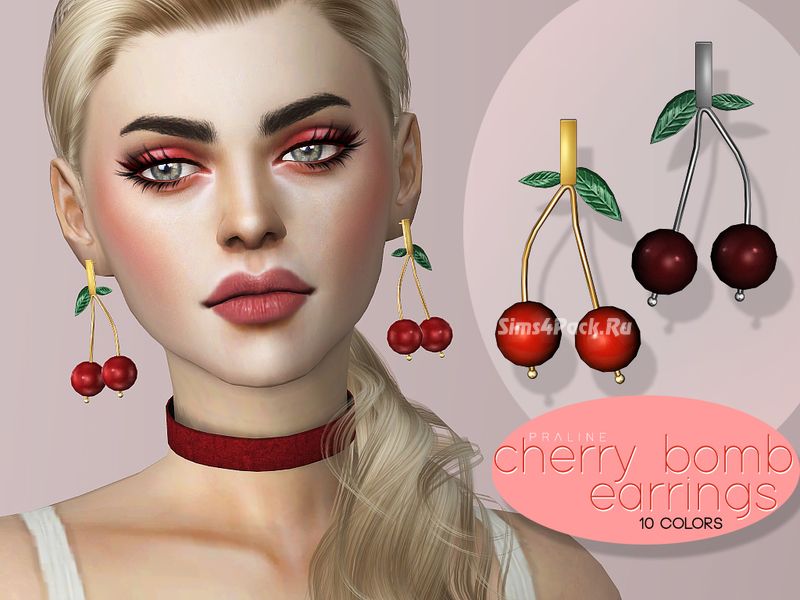 Серьги "Cherry Bomb Earrings"