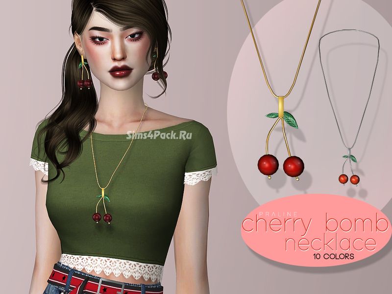 Кулон "Cherry Bomb Necklace"