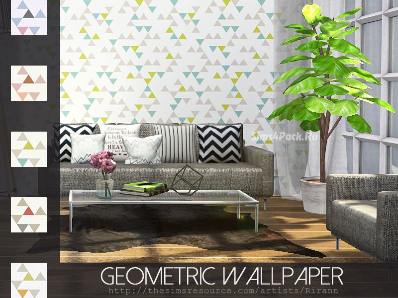 Настенное покрытие "Geometric Wallpaper"