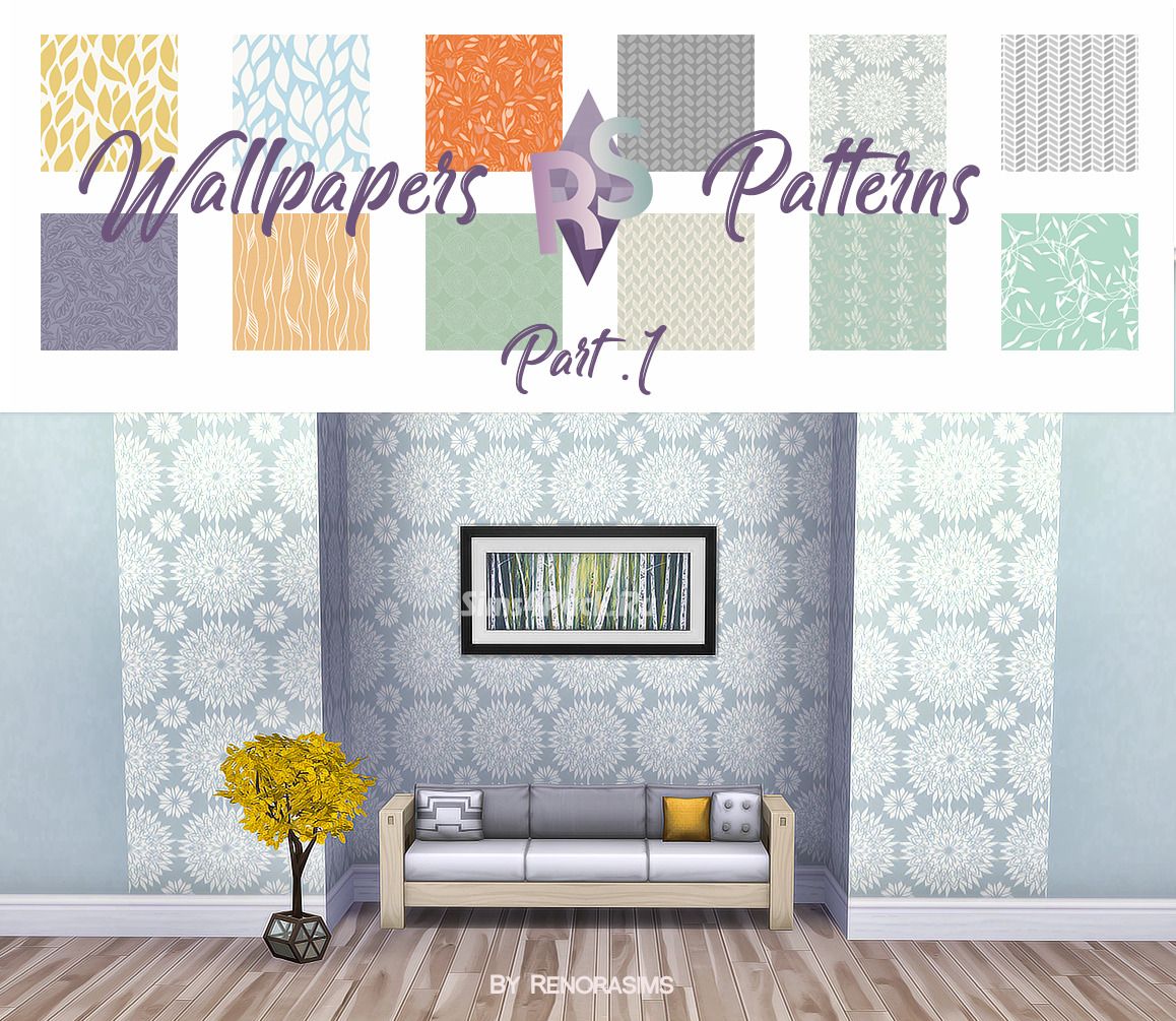 Набор настенных покрытий "Wallpaper neutral patterns Part I"