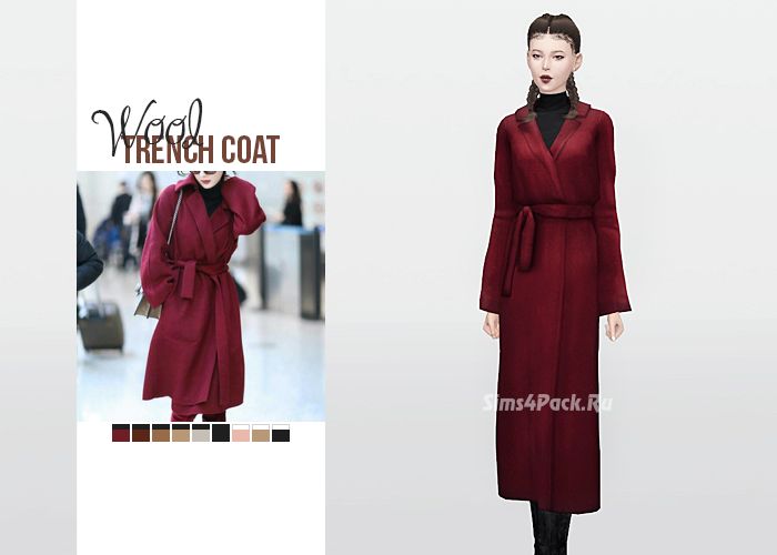Пальто "Wool Trench Coat"