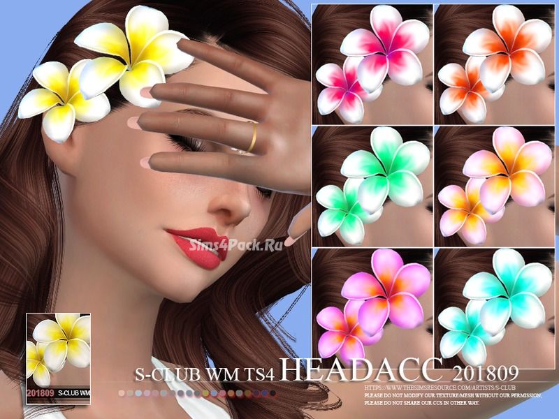 Цветы "Headacc F 201809"