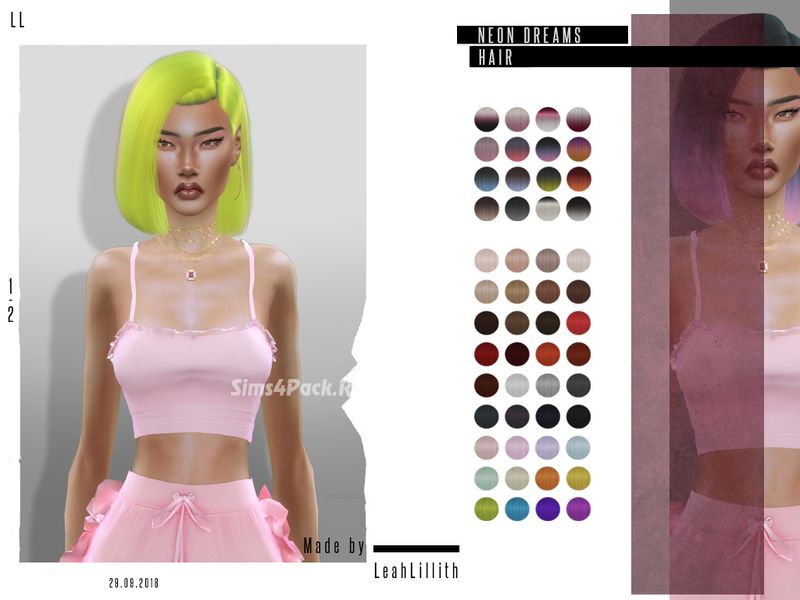 Прическа "Neon Dreams Hair"
