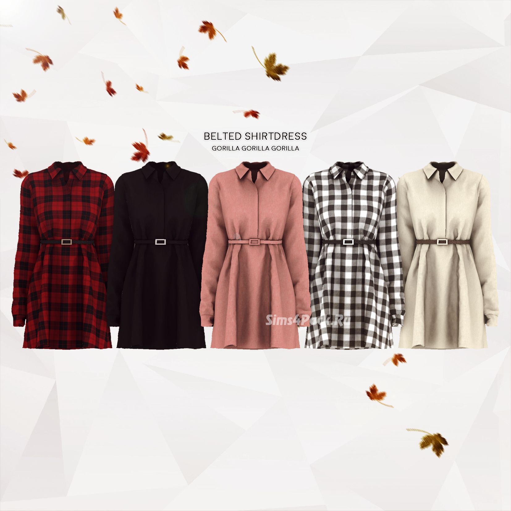 Платье "Belted Shirtdress"