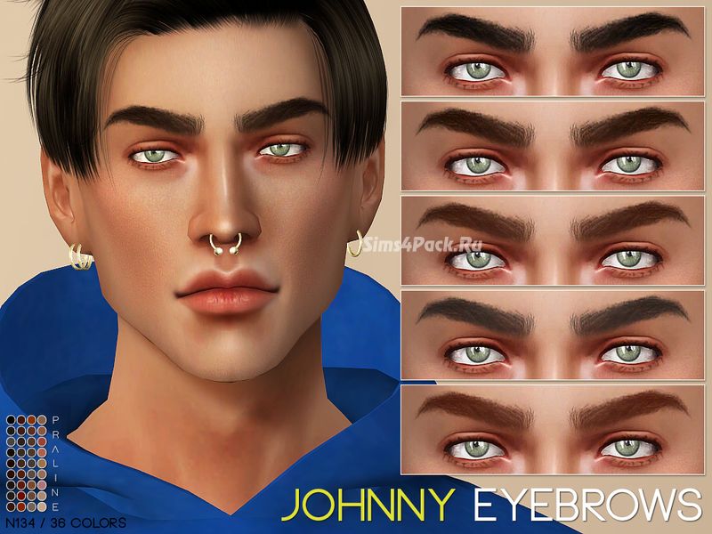 Брови "Johnny Eyebrows N135"