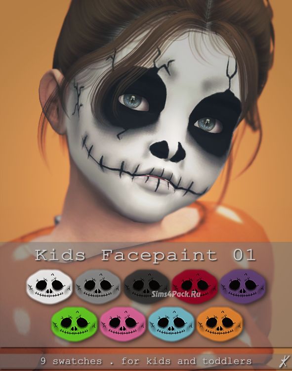Грим "kids facepaint 01"