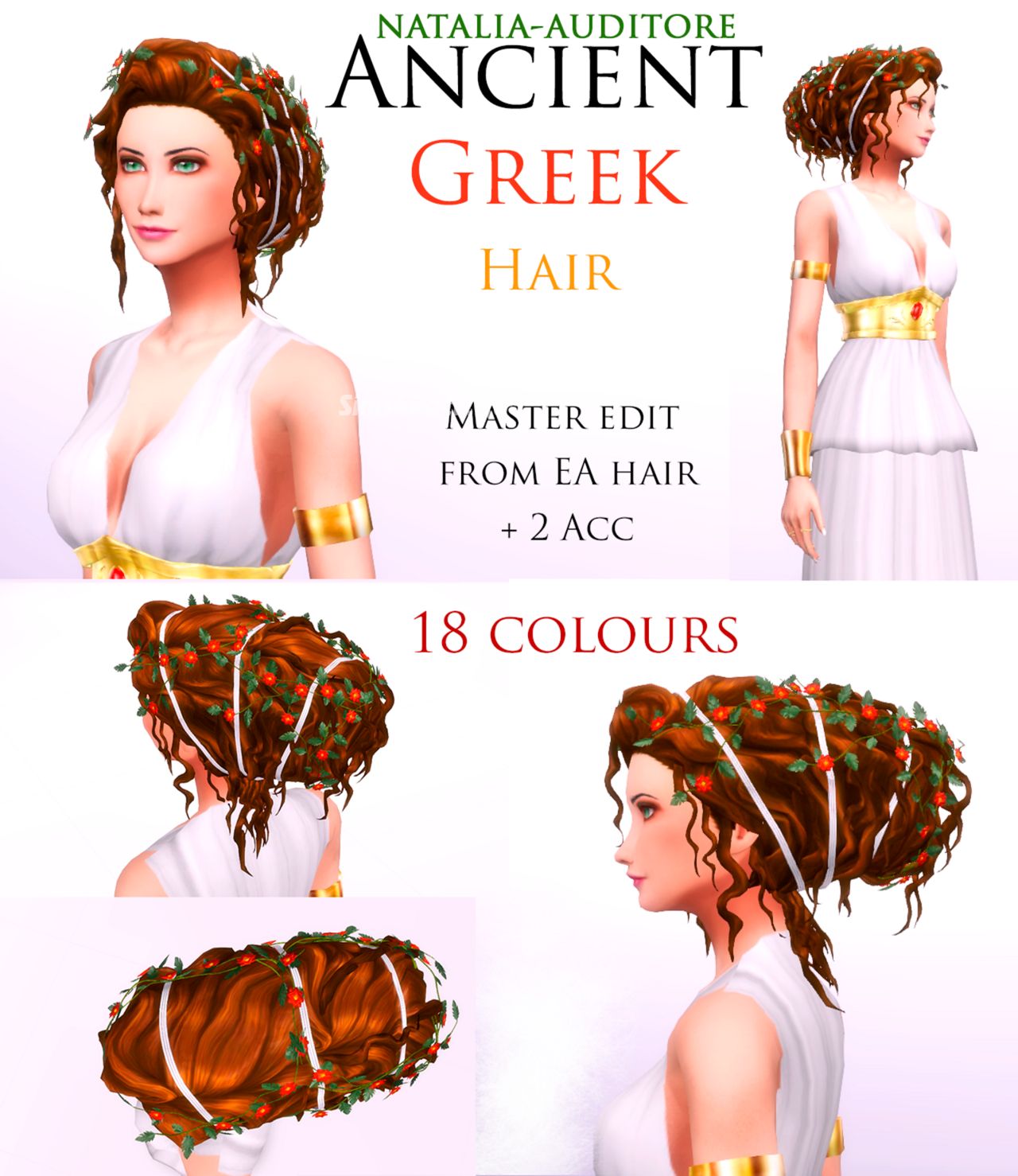 Прическа "Ancient greek hair"