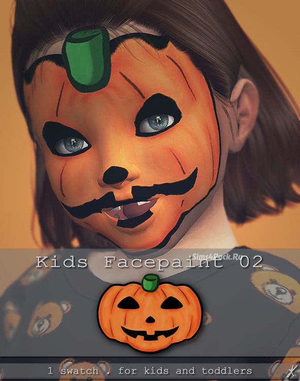 Грим "kids facepaint 02"