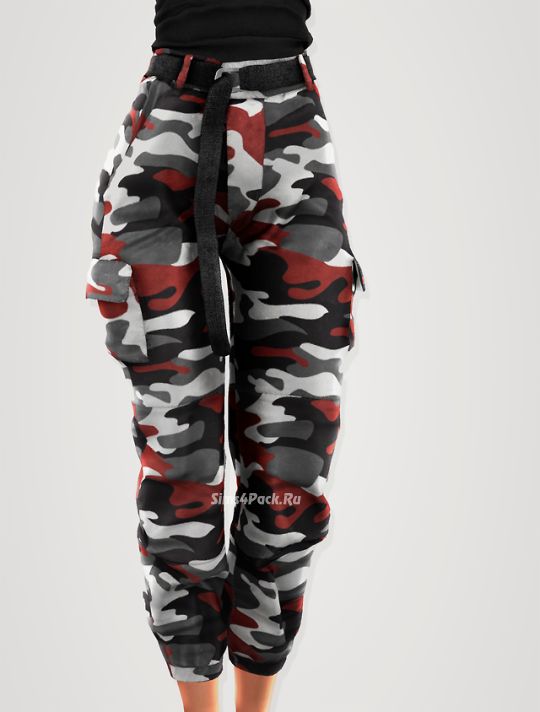 Штаны "camo cargo pants"