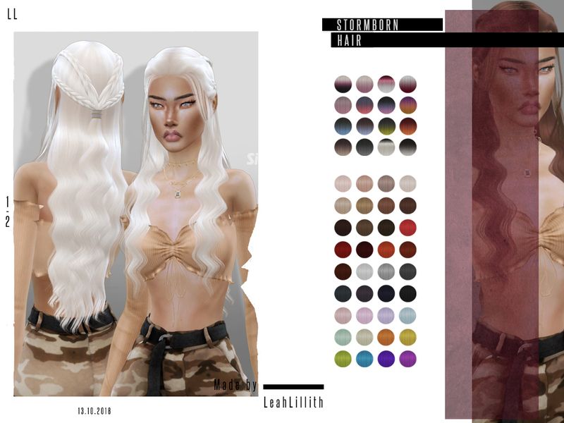 Прическа "Stormborn Hair"