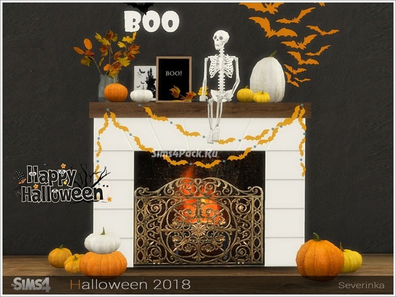 Сет декоративных объектов "Halloween 2018 decorative set"